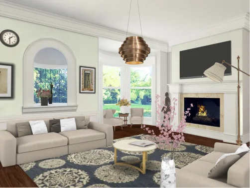 Cool and relaxing living room