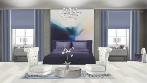 Habitación principal  - Purple bedroom