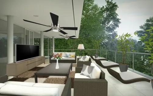 New outdoor living space 