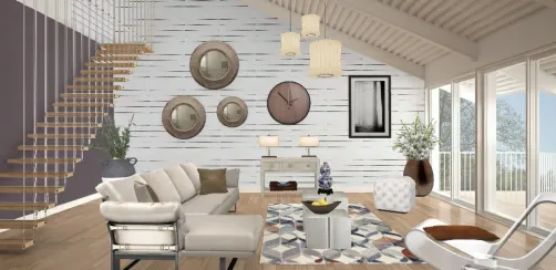 Modern and a dash of rustic
