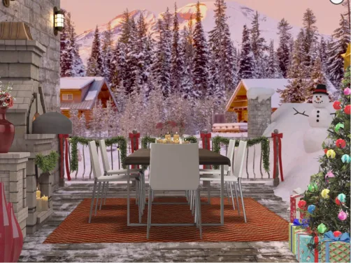 Christmas in the snow