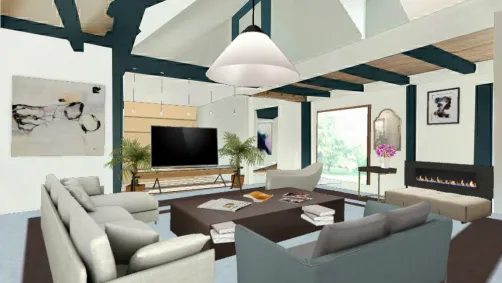 Poor luxury living room