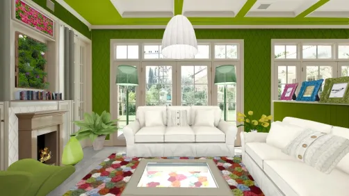 This was funny , i love it colorful 🍀🍀🍀 the green room 