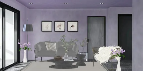 Lavender Living Room