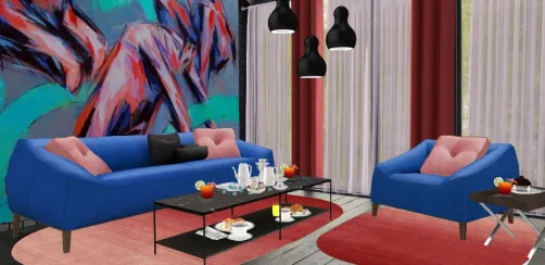 Very Peri a combination of blue 💙violet 💜and red❤