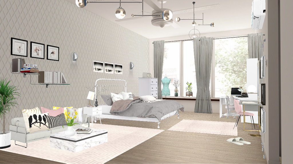 غرفة نوم Home Design By برتي بارتي Homestyler