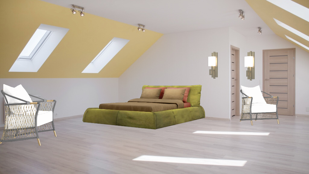 Dormitorio dormitorio en atico | Home Design | By Jesstranx González