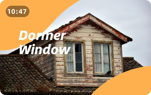 How to create a dormer window?
