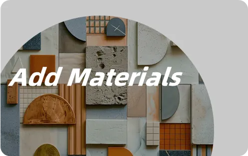 將材質添加到牆和樓板