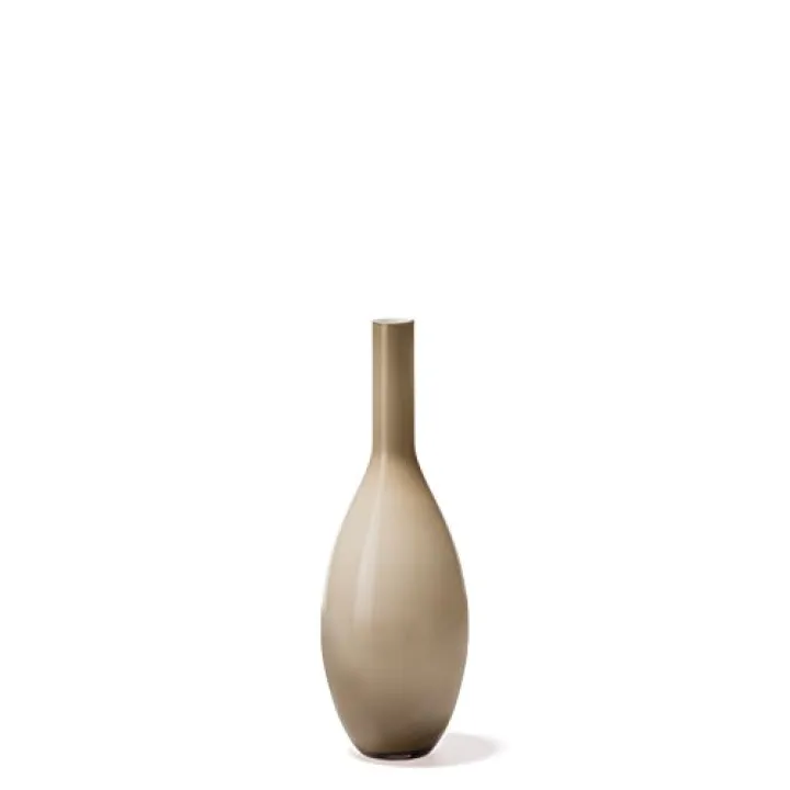 Leonardo Beauty 15" Tall Glass Vase, Beige