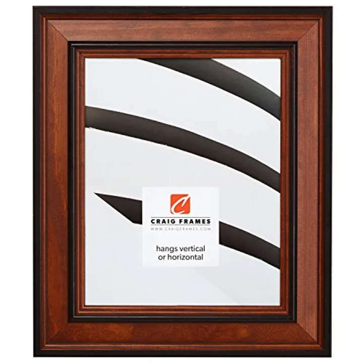 Craig Frames Prairie Classic, Country Brown Solid Wood Picture Frame, 12 by 16-Inch