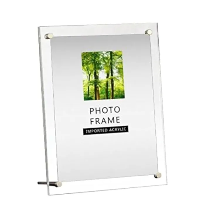 Modern Acrylic Photo Frame - Desktop/Free Standing (8x10 inch)