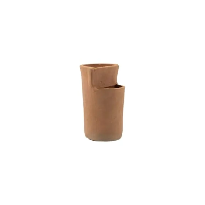 Foreside Home & Garden Natural Terracotta Multi Level Decorative Vase