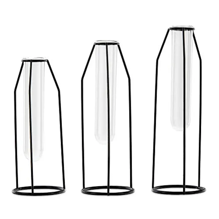 Weddingstar Geometric Tiered Test Tube Flower Vases - Set of 3