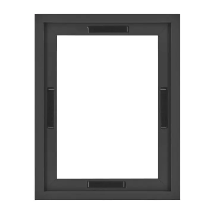 MCS Canvas Float Frames 9x12 Frame, Black Frame for Finished Canvases, Vertical & Horizontal Wall Hanging Large Frame with Adhesive for Canvas Paintings (1-Pack)