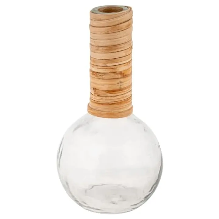 Karma, Catalina Glass & Cane Wrapped Vases, Medium