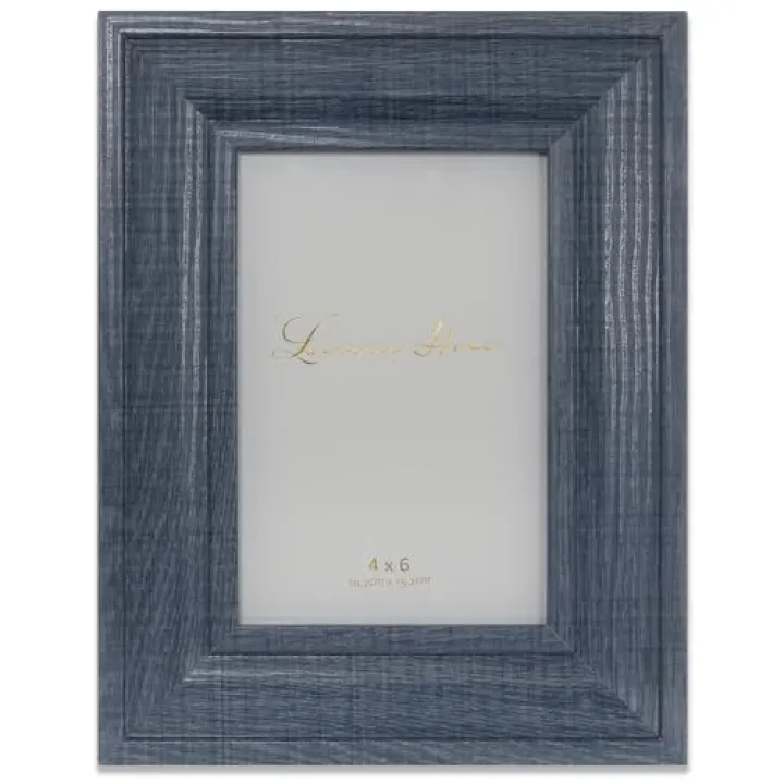 Blue Wood Frame - Dayton Denim Blue 4x6
