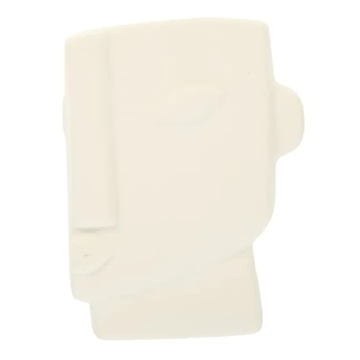 Cabilock Creative Human Face Ceramic Vase for Dried Flower Arrangements Abstract Decorative Flower Holder for Home Living Room and Office Decor