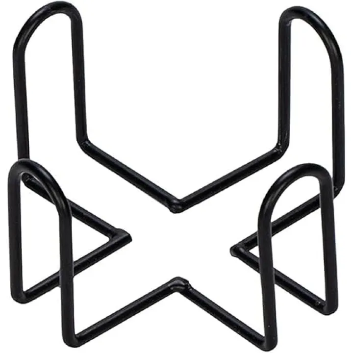 BWESOO Black Iron Coaster Rack Coaster Holder for Round and Square Coasters 4.40 X 4.40 X 2.48inch