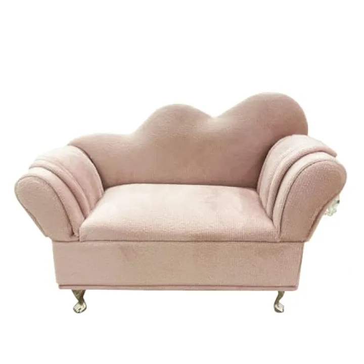 DD-life Openable Sofa Box Couch Jewelry Box,Miniature Sofa Velvet Chair Earrings Necklace Bracelet Storage Box, Gift for Girls and Women Jewelry Box(Pink,Style 3)