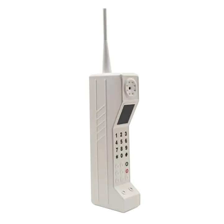 Fake Phone Prop Retro Phone,90s Phone for Home (White)