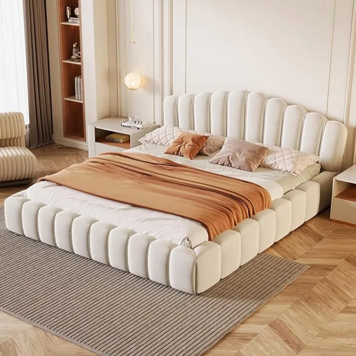 SOFTSEA Queen Platform Bed Frame with Shell
