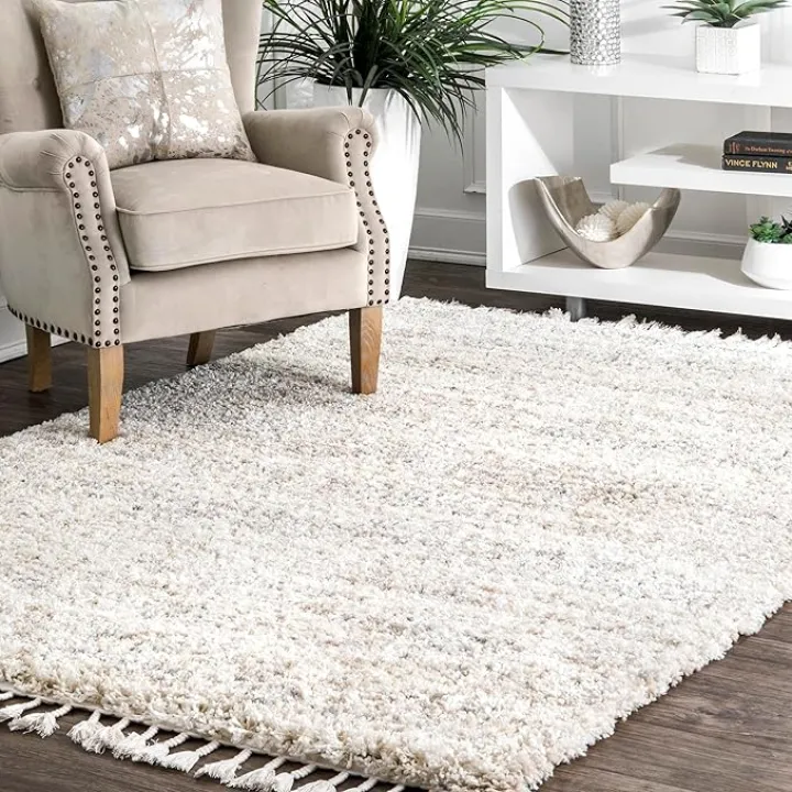 nuLOOM Brooke Shag Tasseled Area Rug