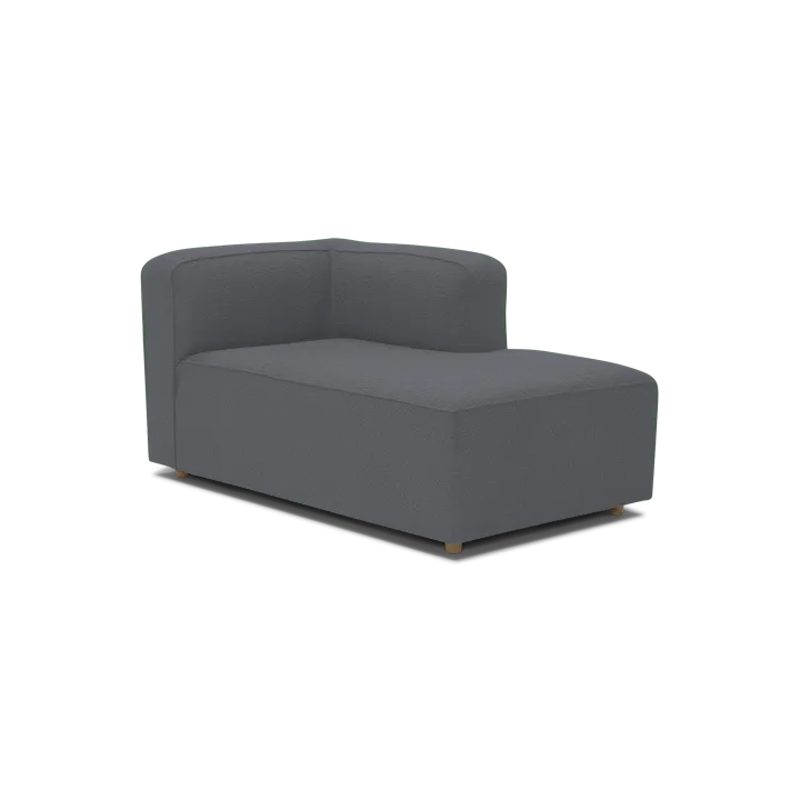 Mid Century Modern Single Arm Chaise Sofa