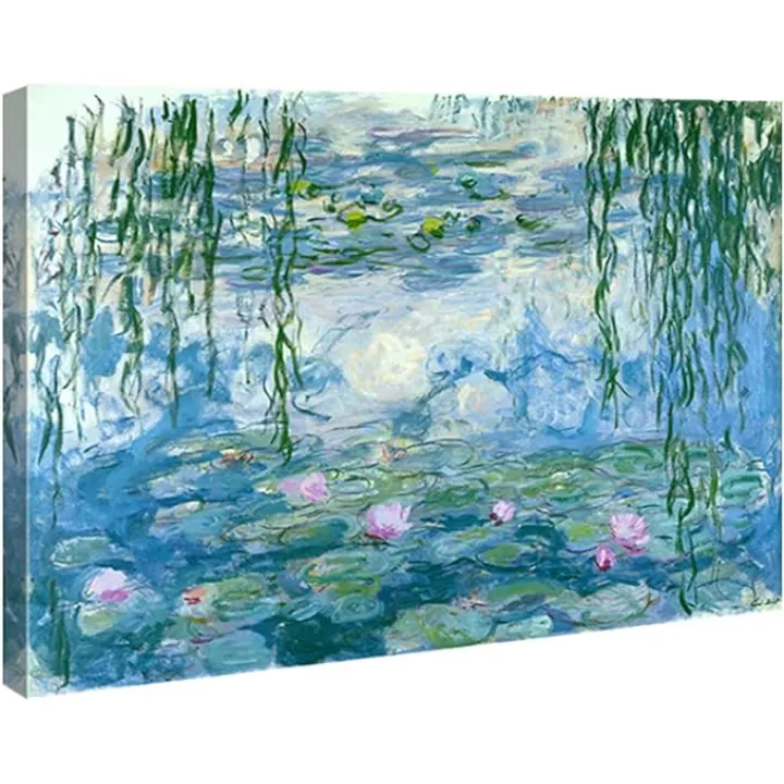 Wieco Art Water Lilies by Claude Monet Oil Paintings