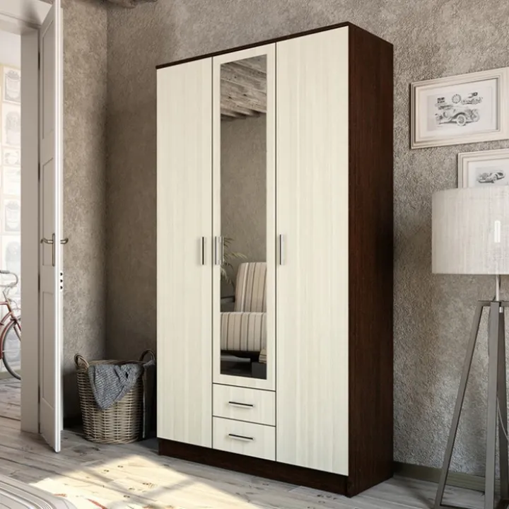 Шкаф распашной, Трио, 1200х482х2200, см Лоредо / шкаф для одежды распашной / мебель для дома