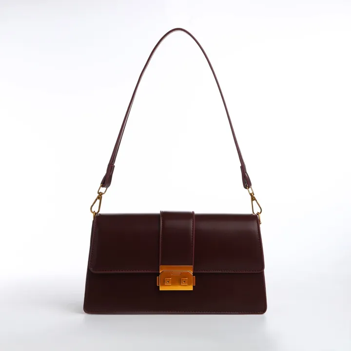 Женская сумка багет на плечо