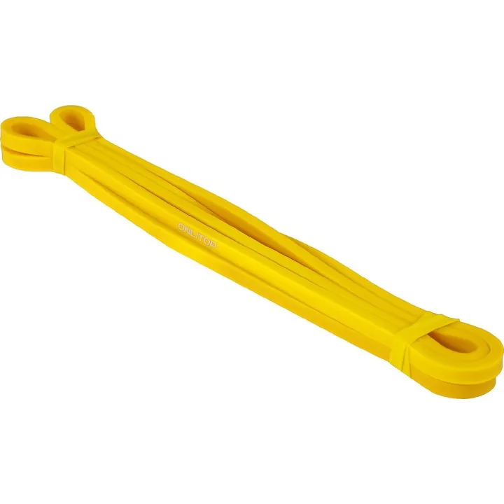 Эспандер Onlitop, 1865802, желтый, ленточный, нагрузка 1-10 кг, 208 х 0,6 х 0,5 см