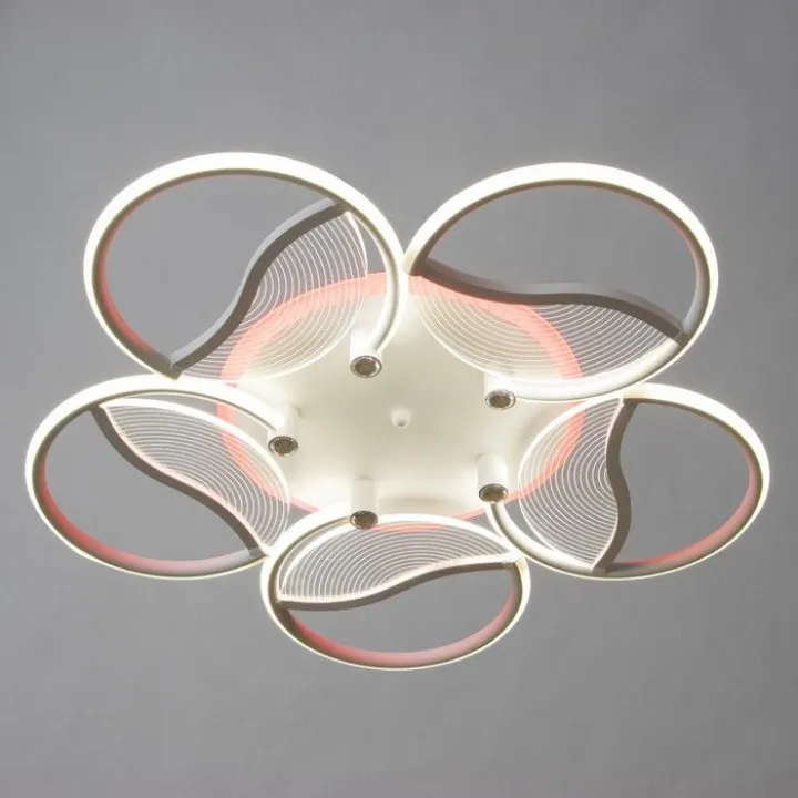 Люстра "Анита" 5хLED 90Вт 3000-6000К RGB белый 65х65х8см