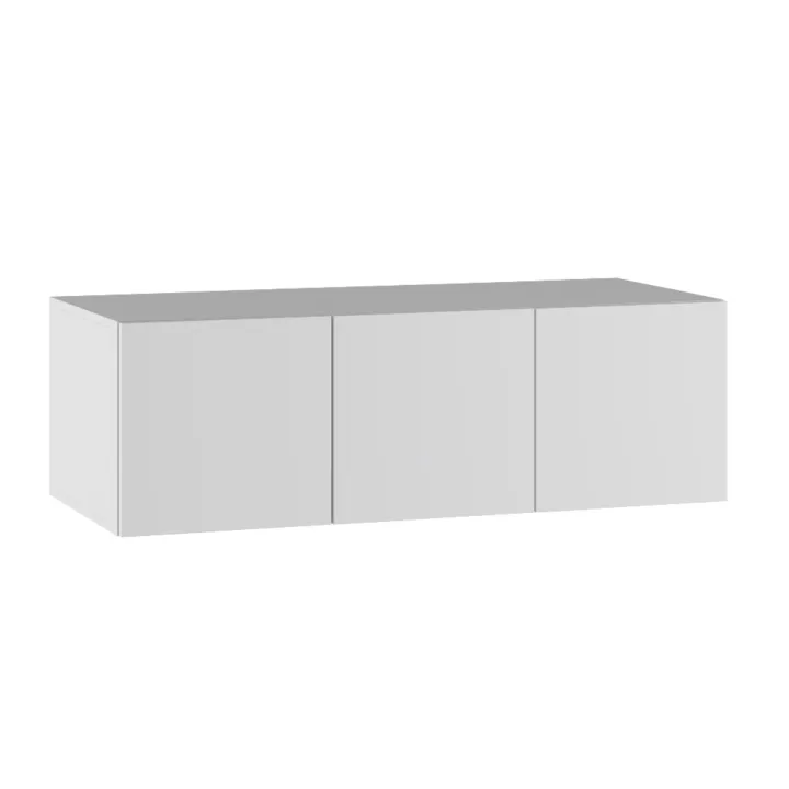 Шкаф подвесной для трёхстворчатого шкафа Бруно , 1200 505 384 мм, белый