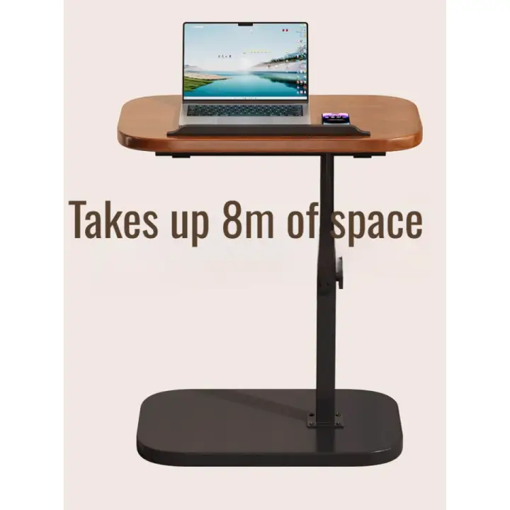 Adjustable Height Rotating Side Table Multi-Functional Lightweight Sofa Side Table Coffee Tea Tables Living Room Movable Desk