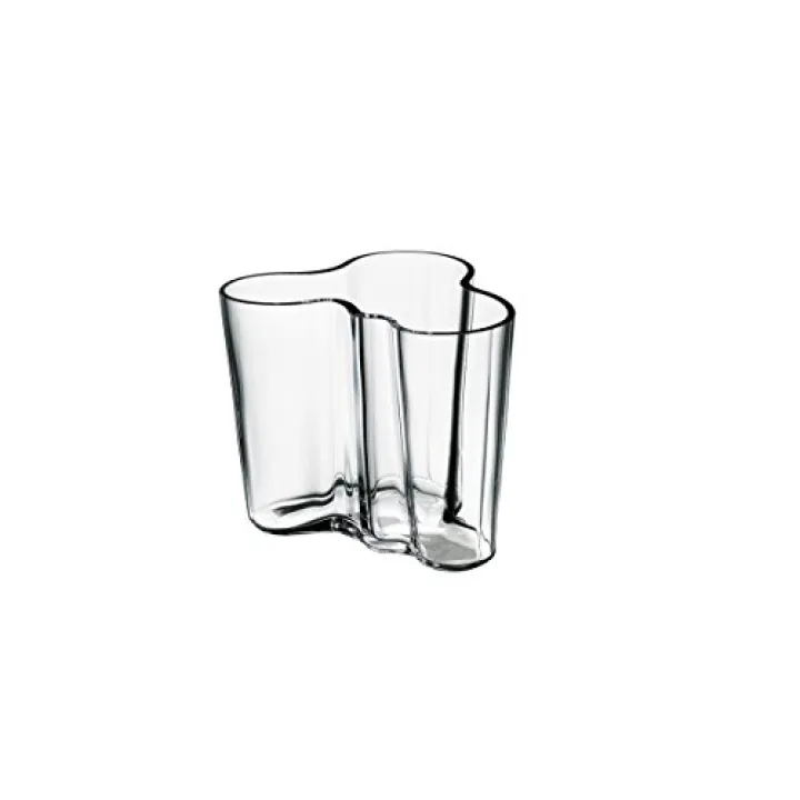 Iittala Aalto 3-3/4-Inch Clear Glass Vase