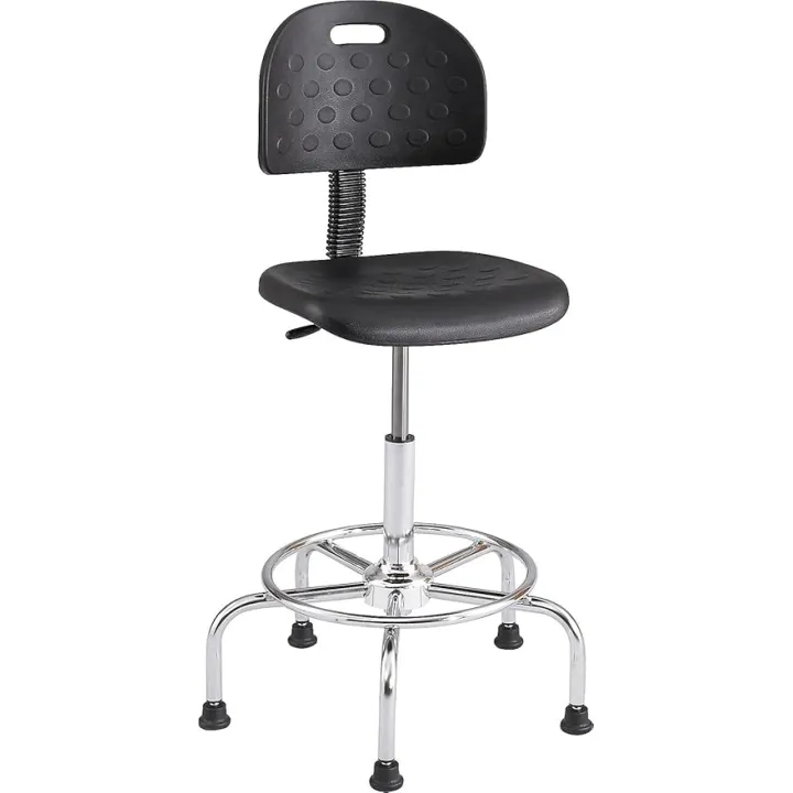 Safco 6950BL WorkFit Economy Industrial Chair (Additional Options Sold Separately), Black