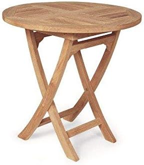 SFR30 Round Sailor Teak Folding Table, 30-Inch