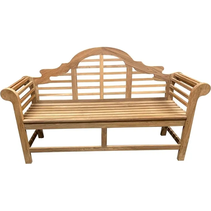 Lutyens Teak Bench, Natural, 6'