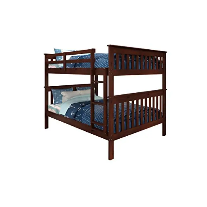 DONCO Full/Full Dark Cappuccino Mission BUNK Bed