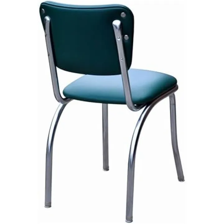 Diner Chair with 1" Pulled Seat - Green