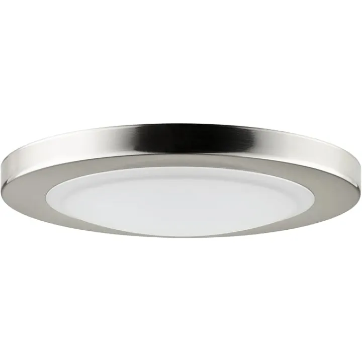 Sunlite LED Surface Mount Mini Downlight, 15 Watt, Dimmable, Brushed Nickel Finish, 30K – Warm White, ETL Listed