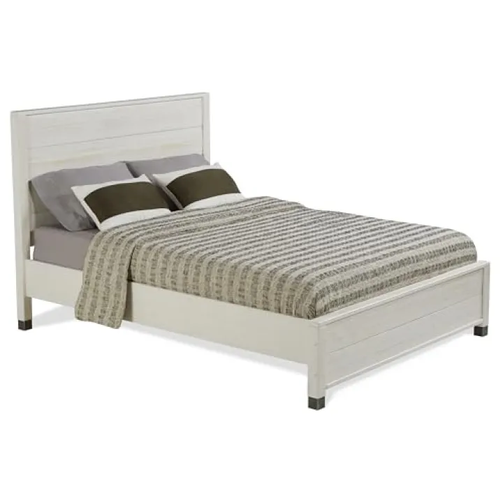 Camaflexi Baja Platform Bed, King Size, White