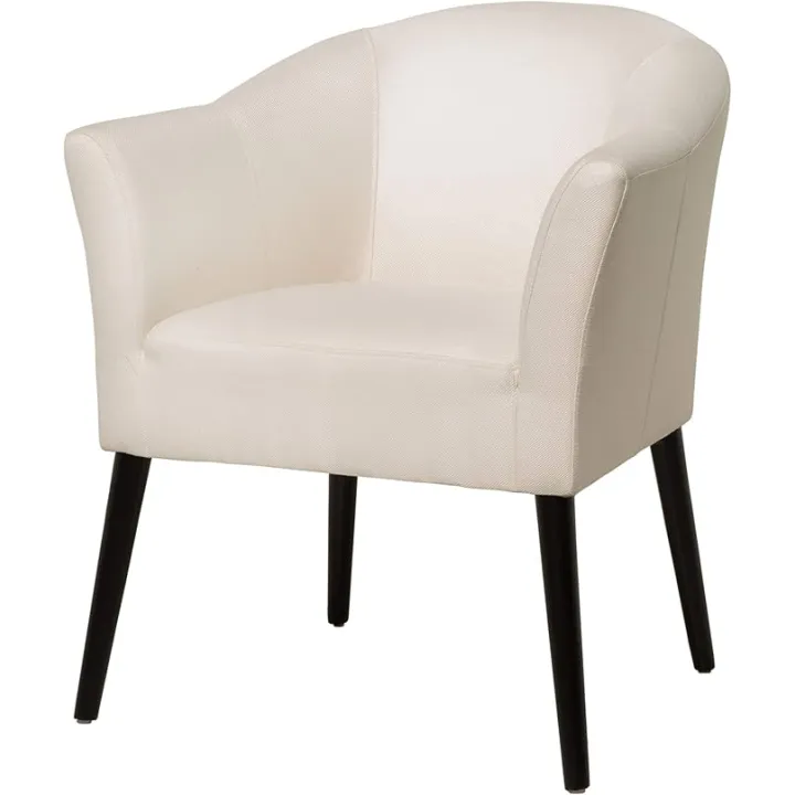 Cosette Fabric Arm Chair, Beige 26.25”D x 25.00”W x 31.25”H