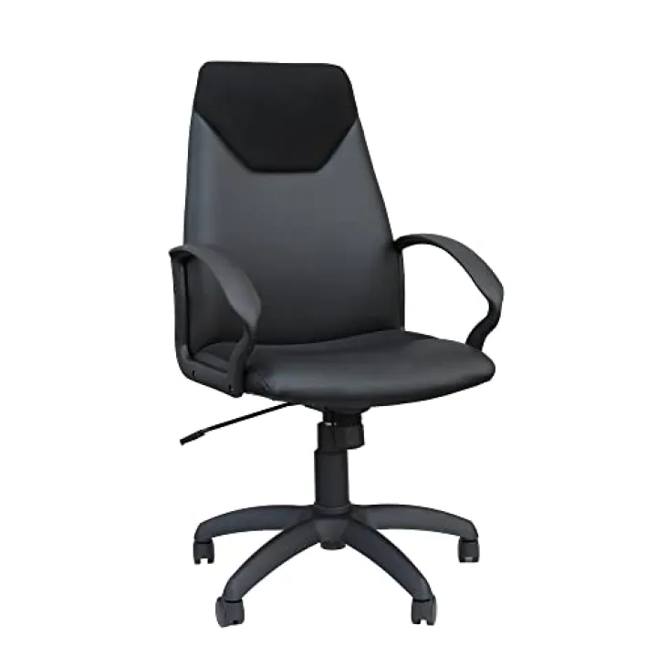 Poltrona direzionale Guru Unisit - similpelle nero - GRP/KN