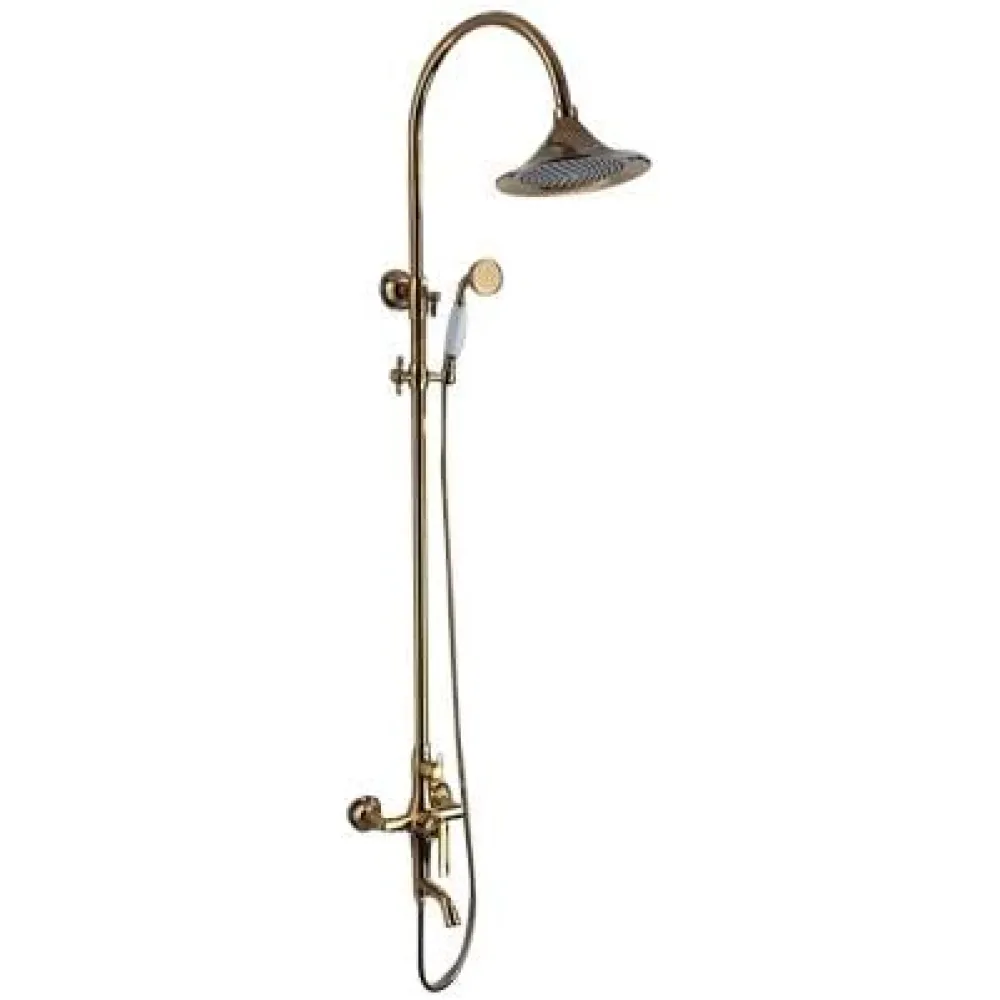 Luna Gold Shower Set