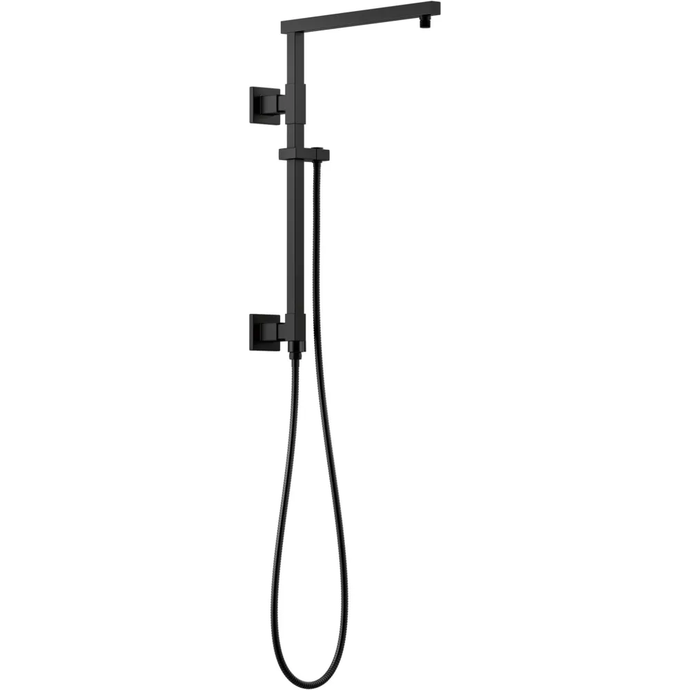 DELTA FAUCET 58410-BL Emerge 18" Angular Shower Column, Matte Black