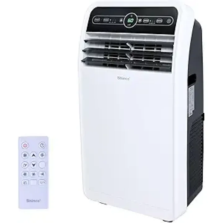 Shinco 12,000 BTU Portable Air Conditioner, Portable AC Unit with Built-in Cool, Dehumidifier&Fan Modes for Room up to 400 sq.ft, with Remote Control, 24 Hour Timer, Installation Kit