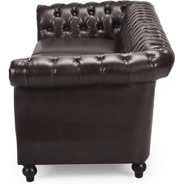Christopher Knight Home Norma Sofas, Brown, Dark Brown
