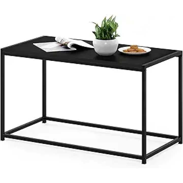 FURINNO Camnus Modern Living Coffee Table, Americano, 15.74 in x 30 in x 17.51 in